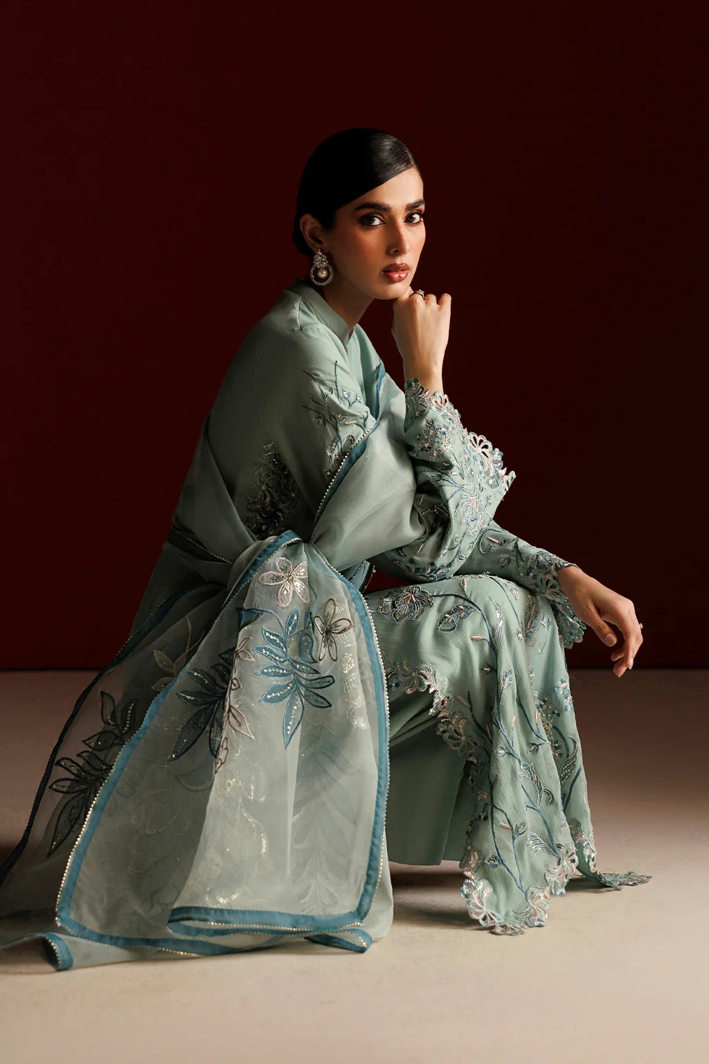 CC-112 Embroidered Chiffon | Semi Formals ‘26 | Iznik (RTS)