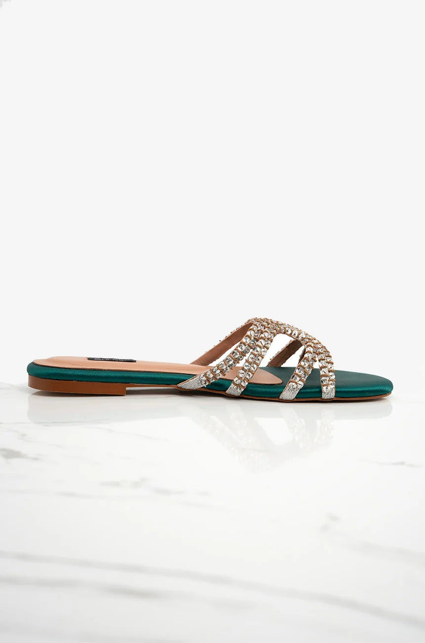Zee- Emerald Green | New Arrivals | Miaasa | Footwear