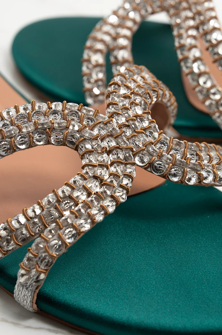 Zee- Emerald Green | New Arrivals | Miaasa | Footwear