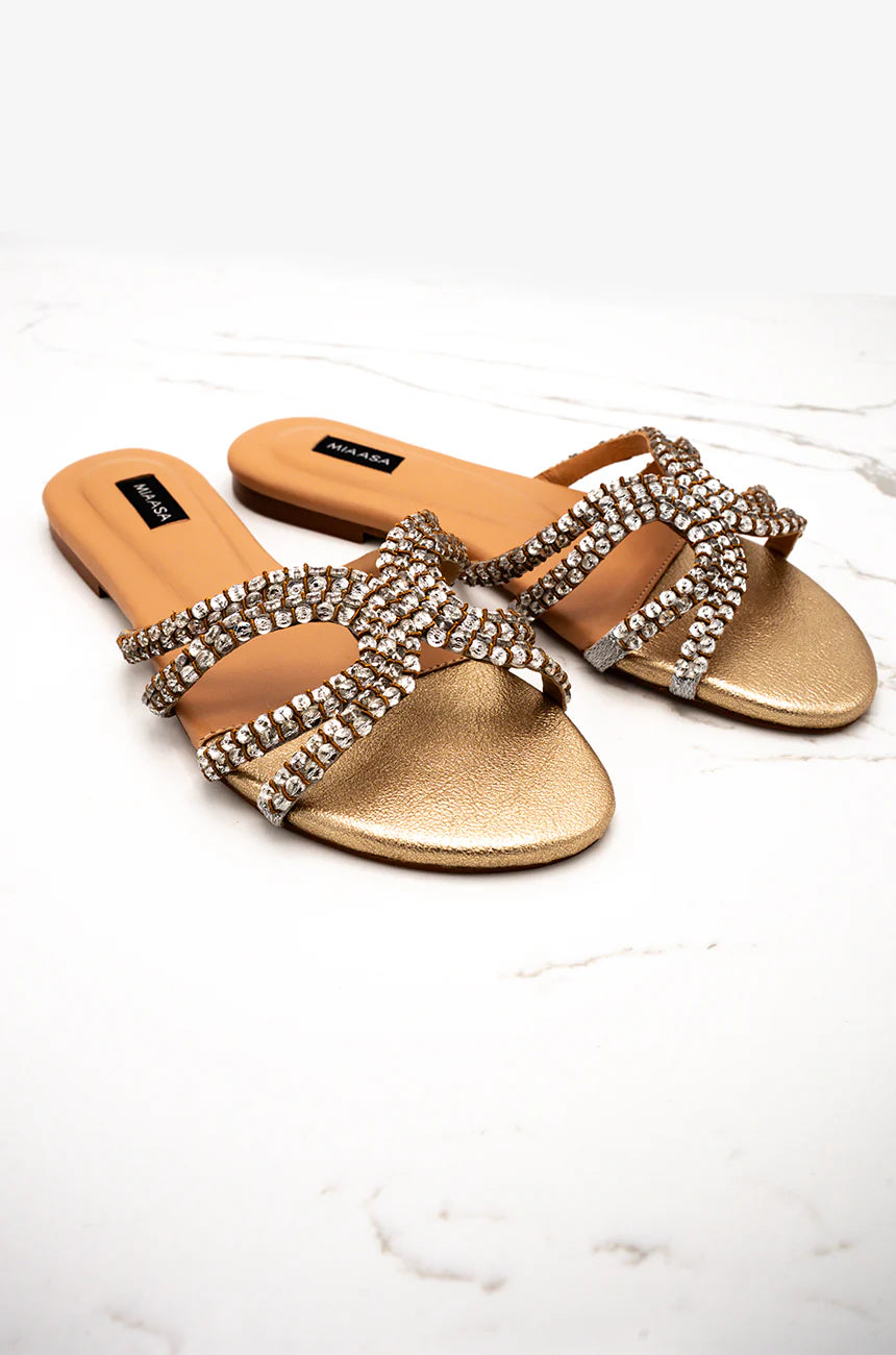 Zee - Champagne Glod | New Arrivals | Miaasa | Footwear
