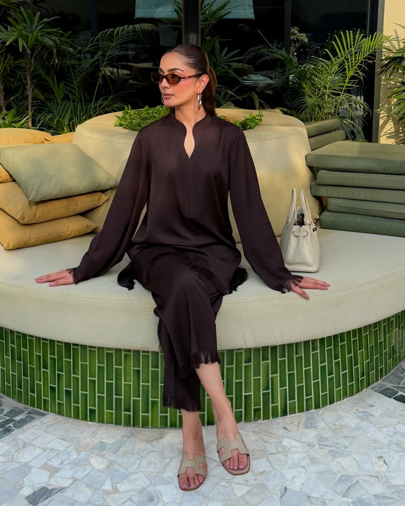 Cocoa Fringe Set | New Arrivals | LIRA