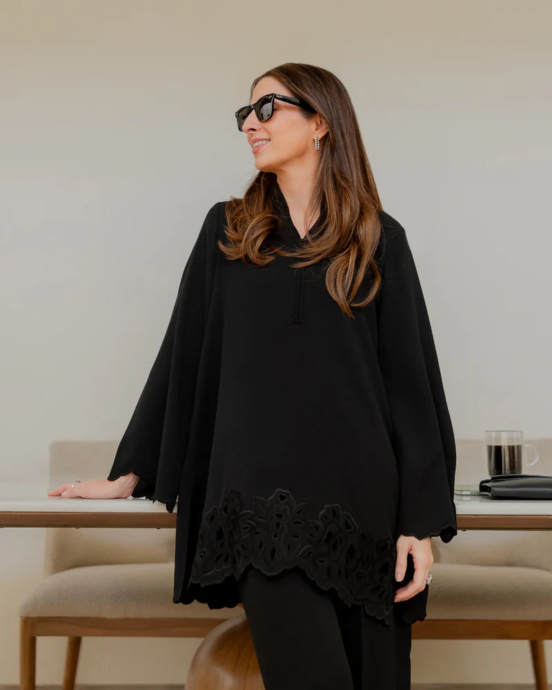 Black Cutwork Set | LIRA