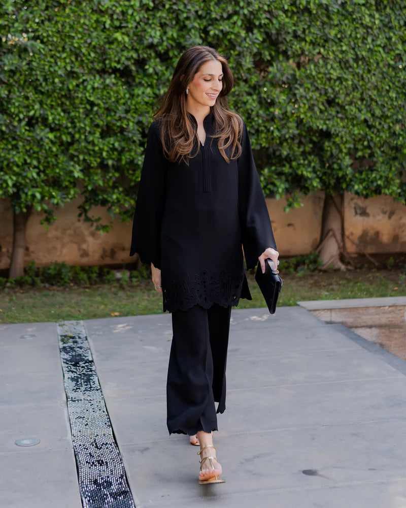 Black Cutwork Set | LIRA