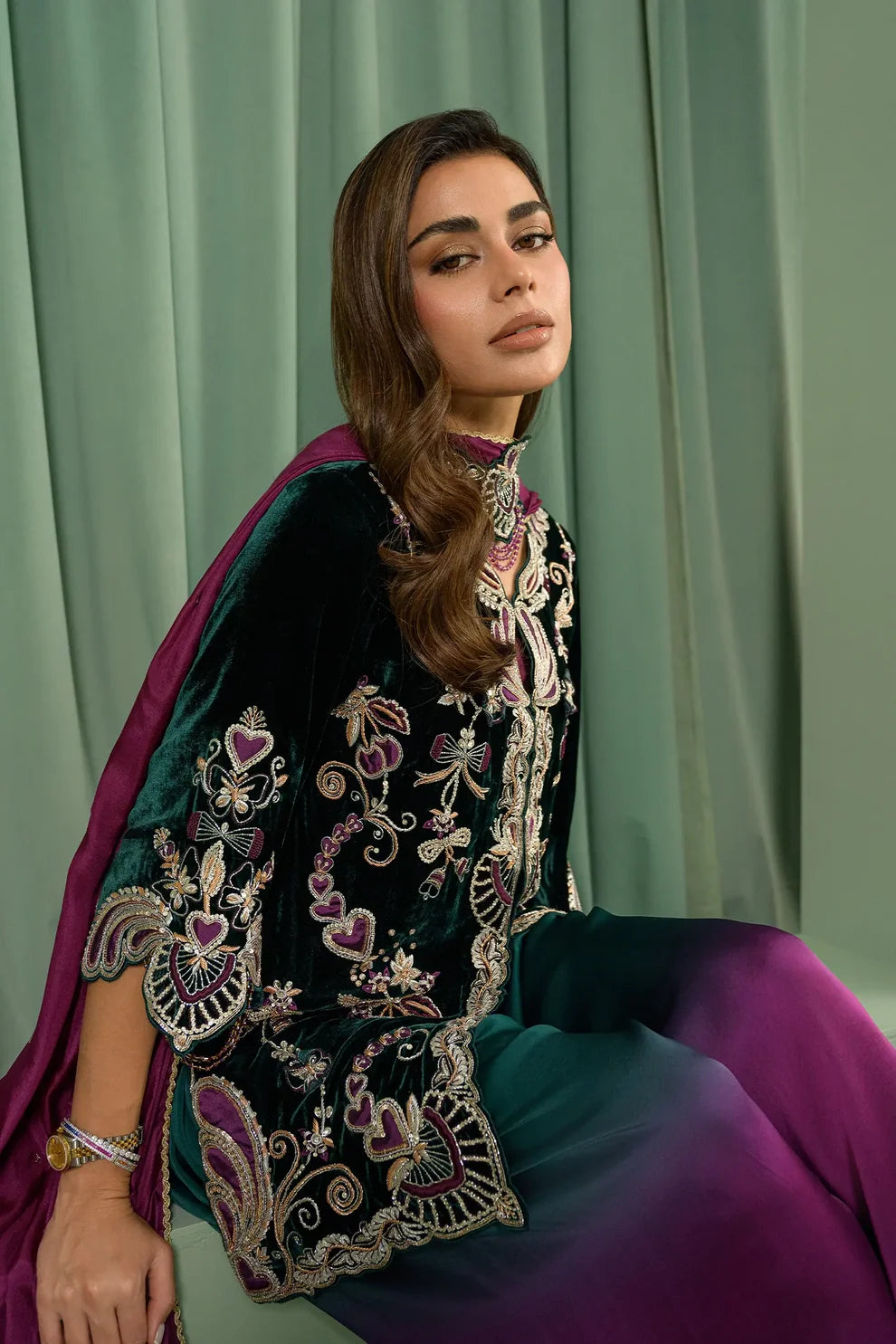 Emerald Eclair | Lustre The Velvet Glow | Flairs Studio