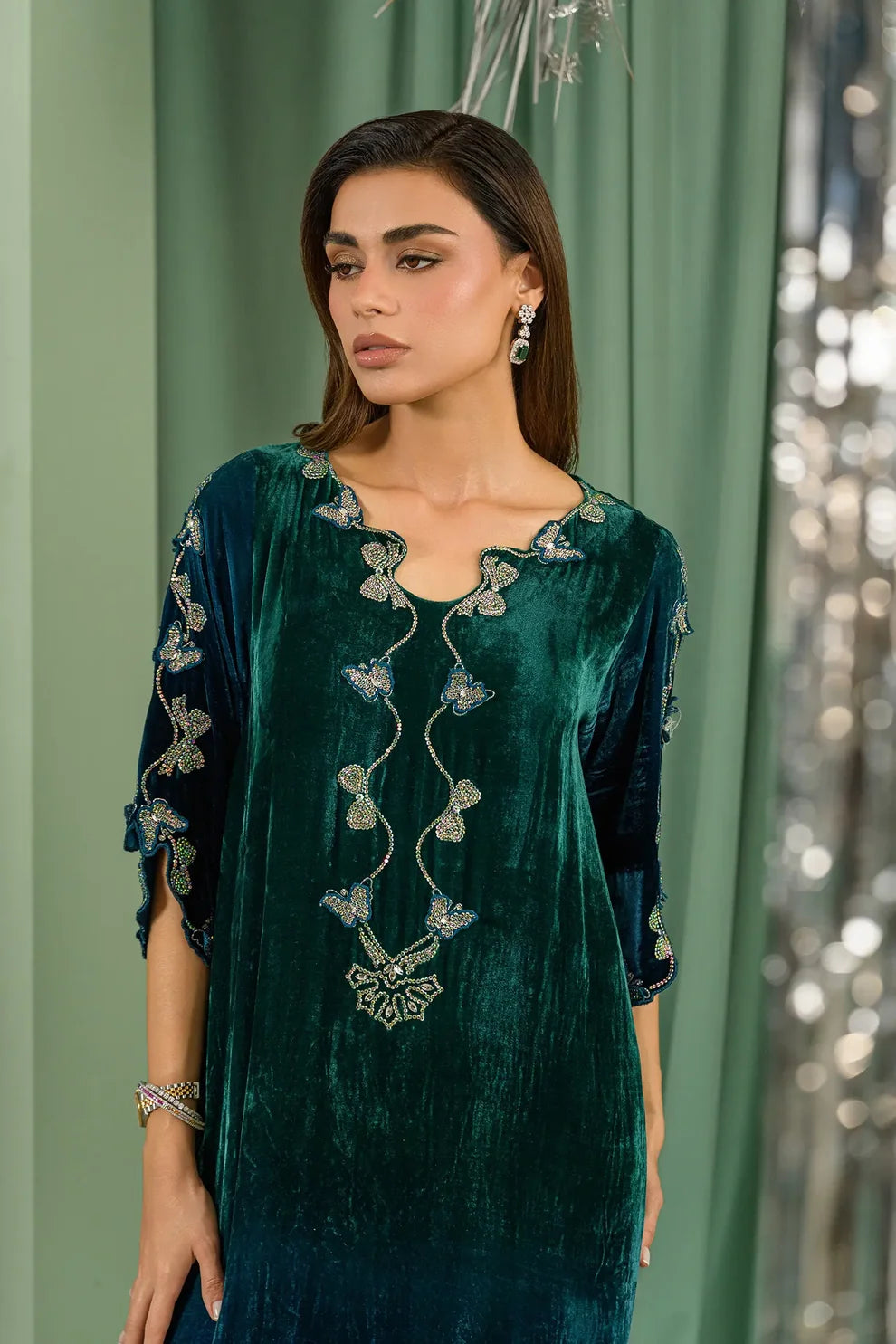Teal Drizzle | Lustre The Velvet Glow | Flairs Studio