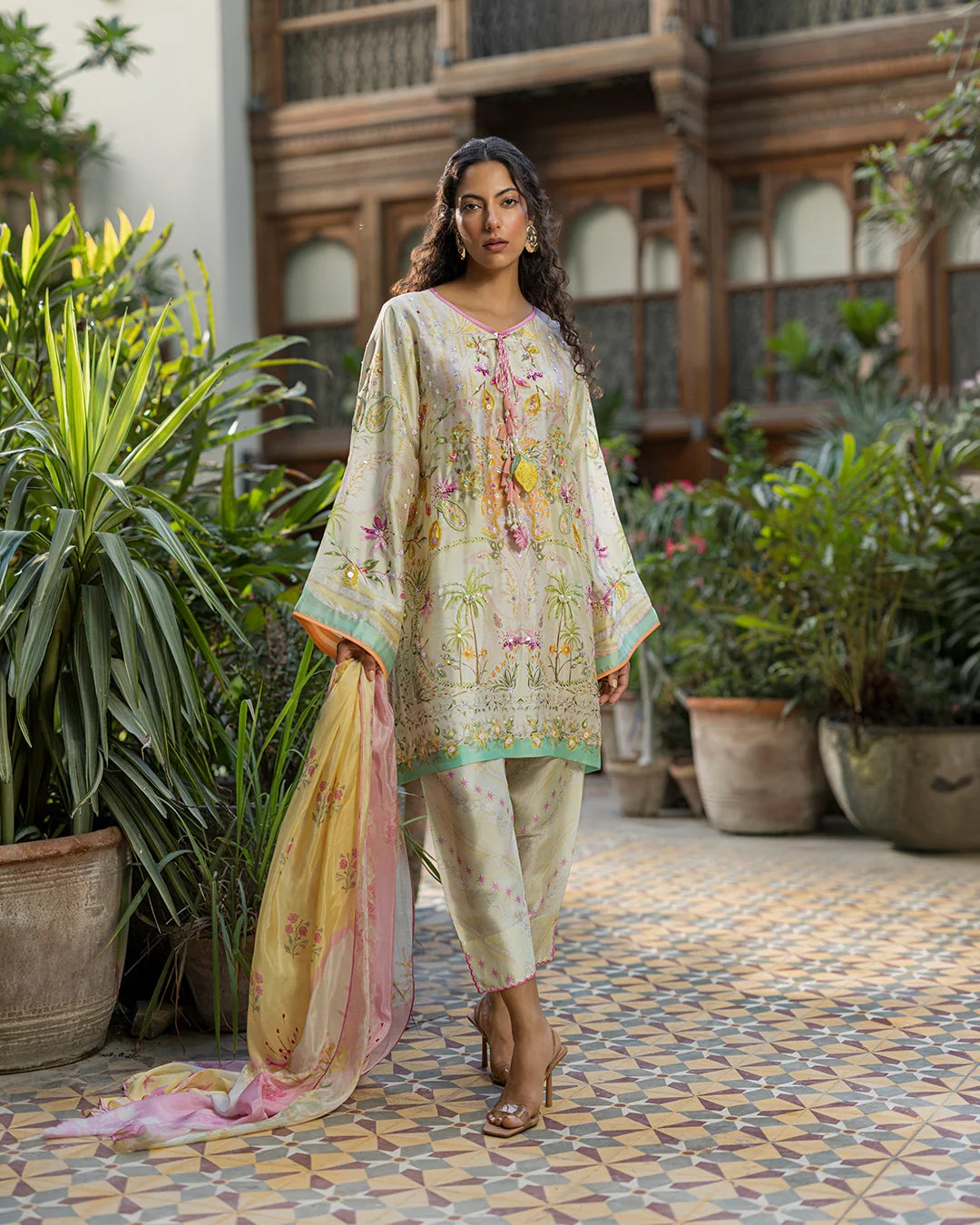 Lemon Bloom Cord Set | Solene | Zarah Nur