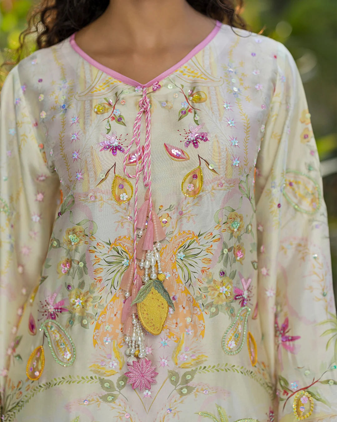 Lemon Bloom Cord Set | Solene | Zarah Nur