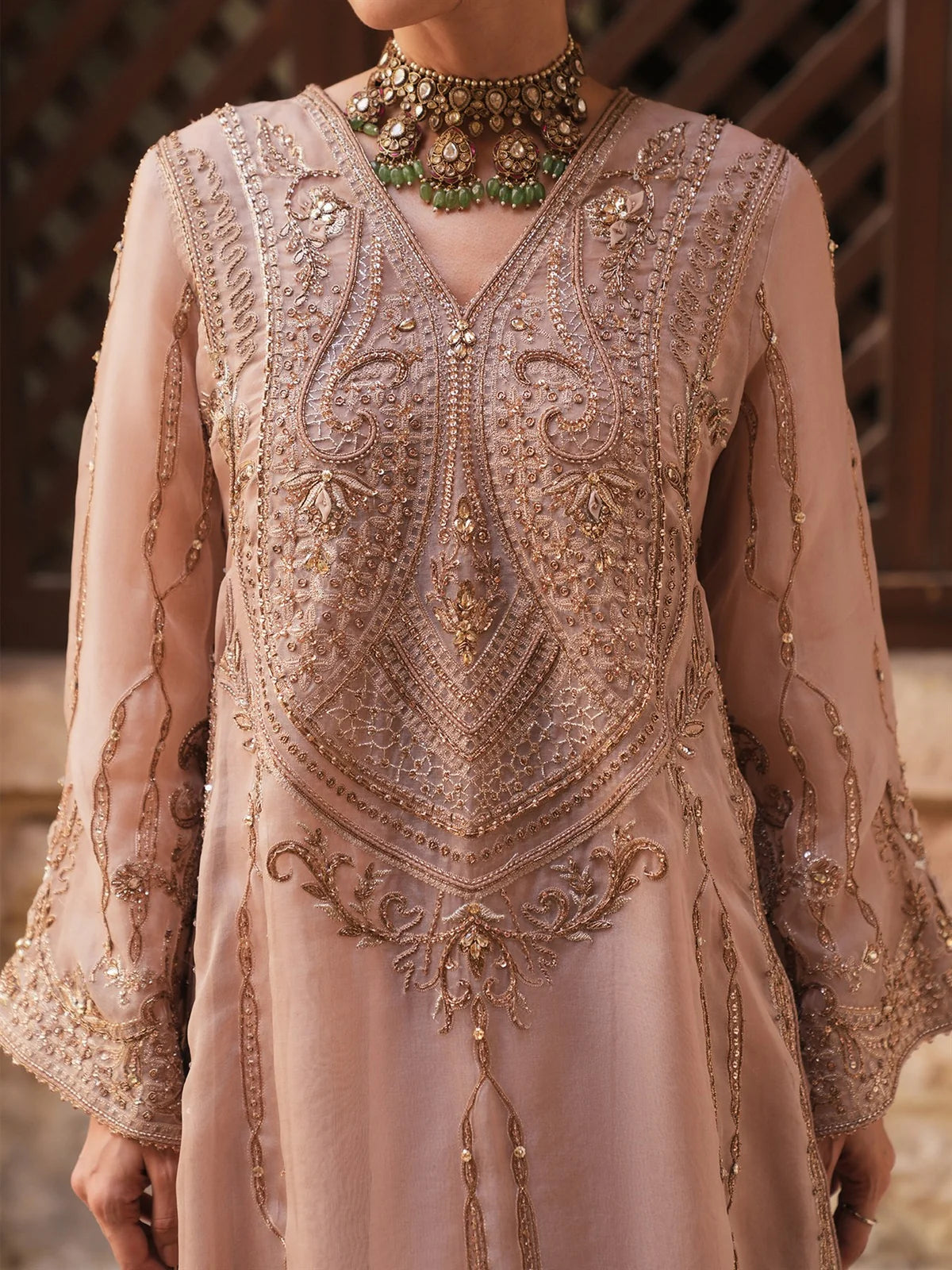 SIDE SLIT & INNERKALI | DEMI COUTURE | MISHA LAKHANI