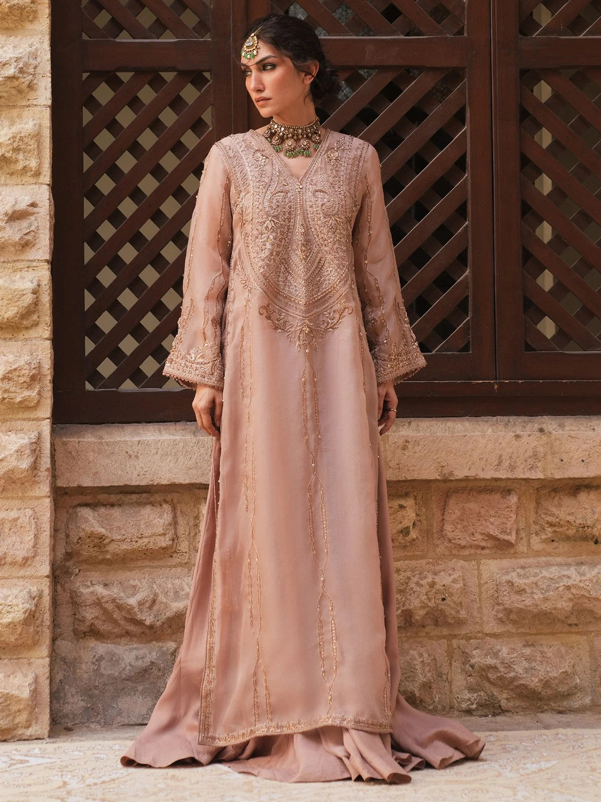 SIDE SLIT & INNERKALI | DEMI COUTURE | MISHA LAKHANI