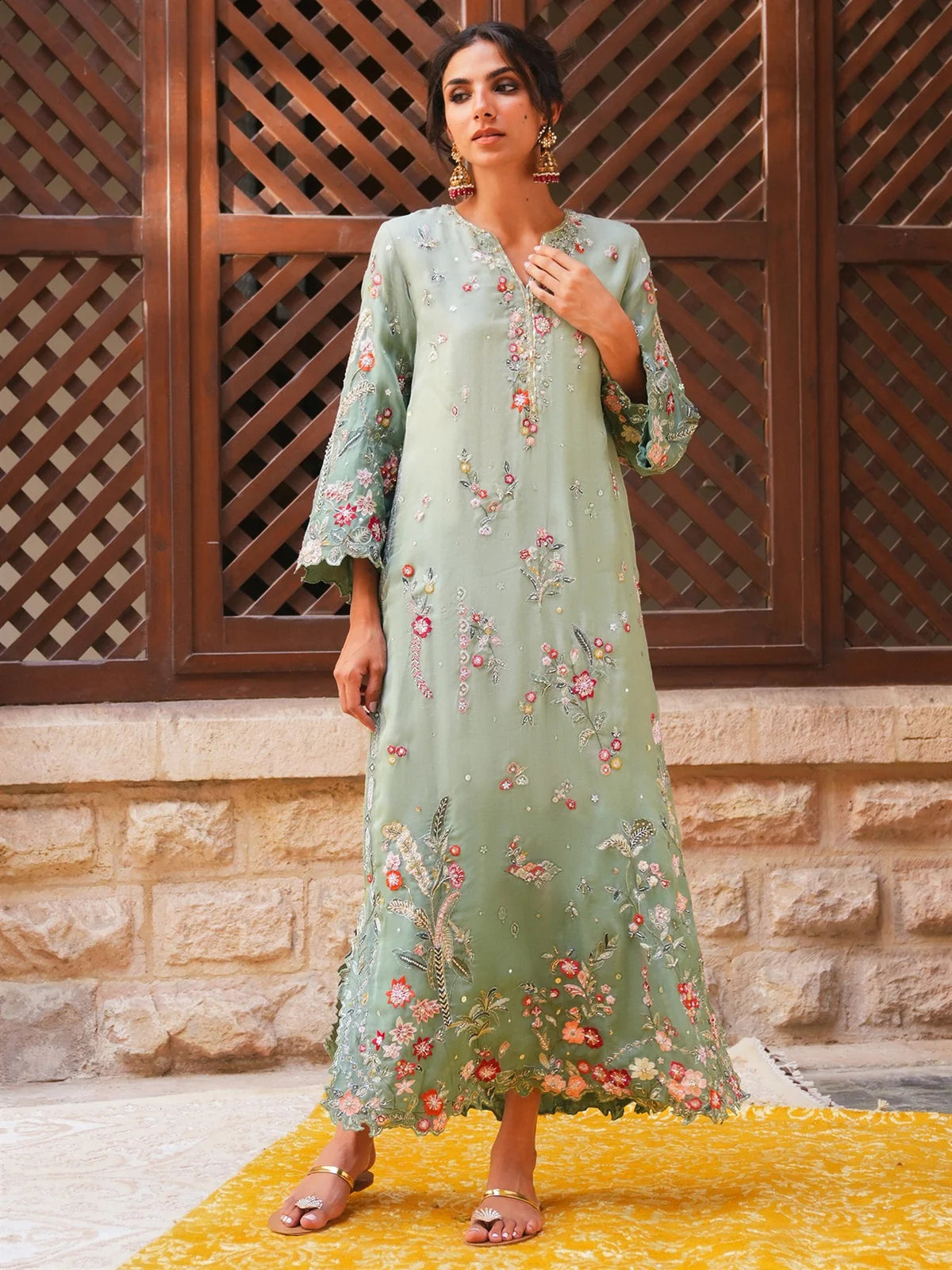 SKINNY JALABIYA | DEMI COUTURE | MISHA LAKHANI