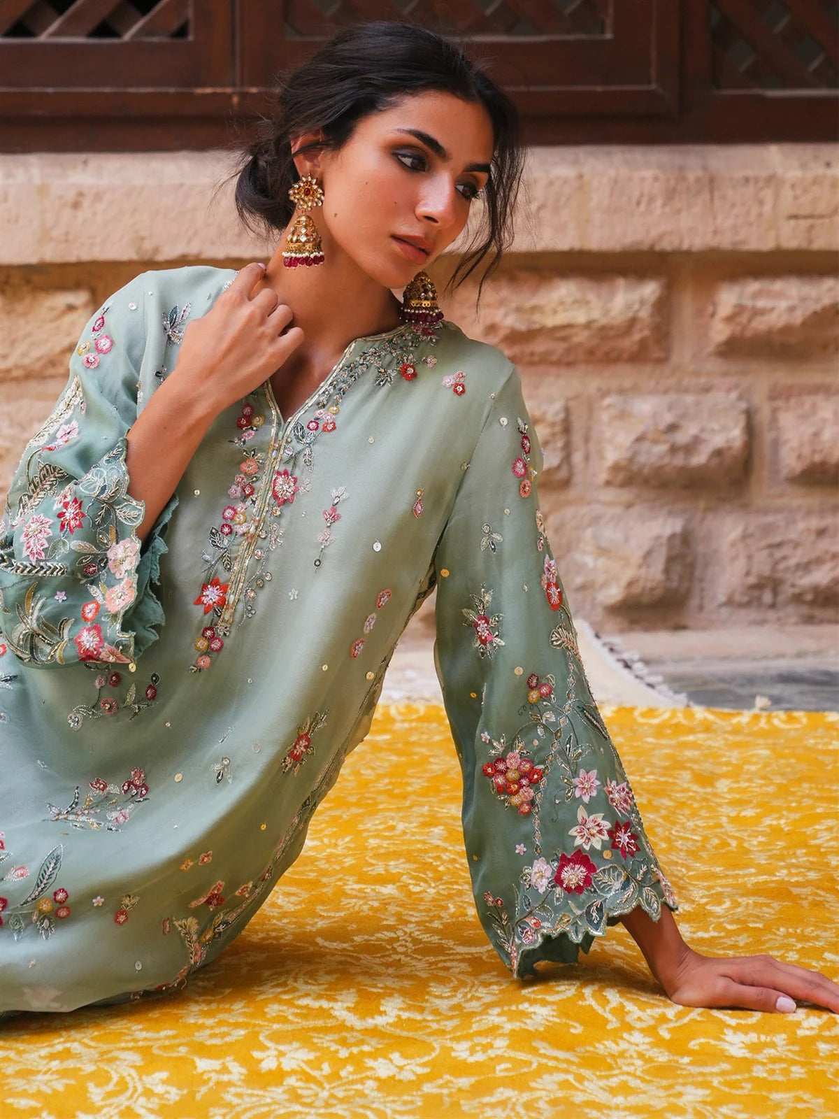SKINNY JALABIYA | DEMI COUTURE | MISHA LAKHANI