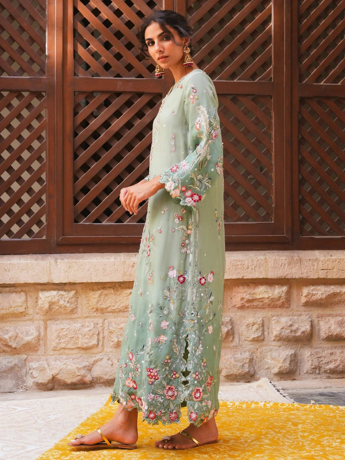 SKINNY JALABIYA | DEMI COUTURE | MISHA LAKHANI