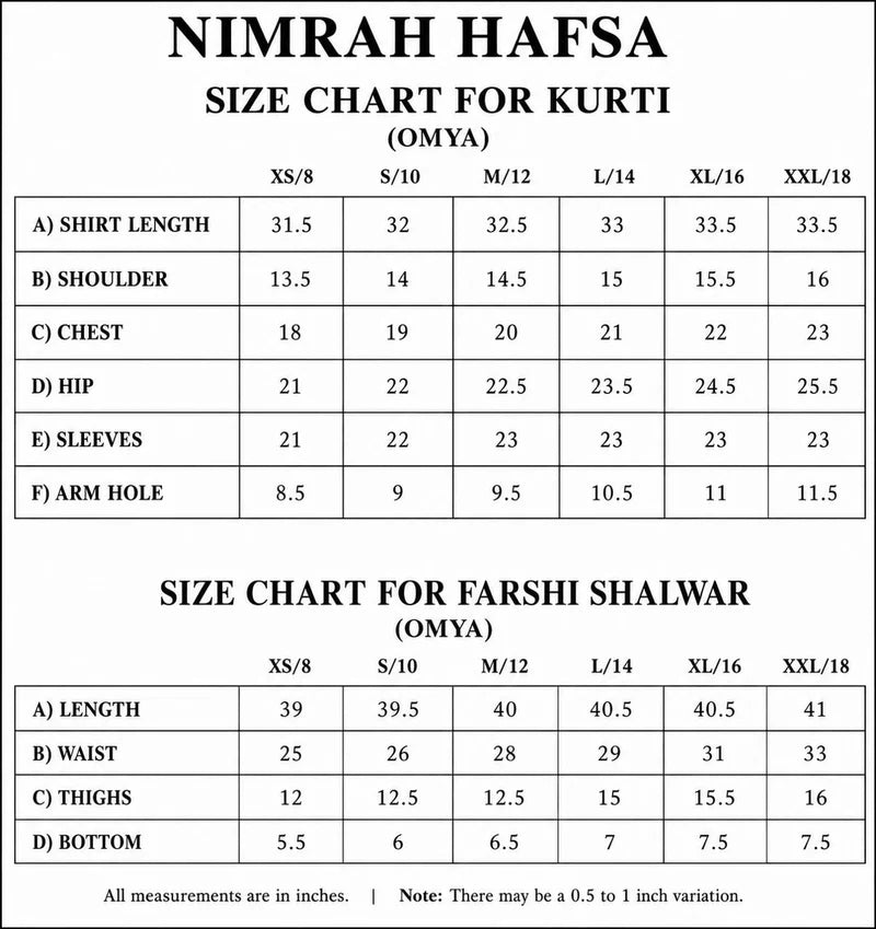 OMYA FULL SET | LAWN VOLUME I | NIMRAH HAFSA