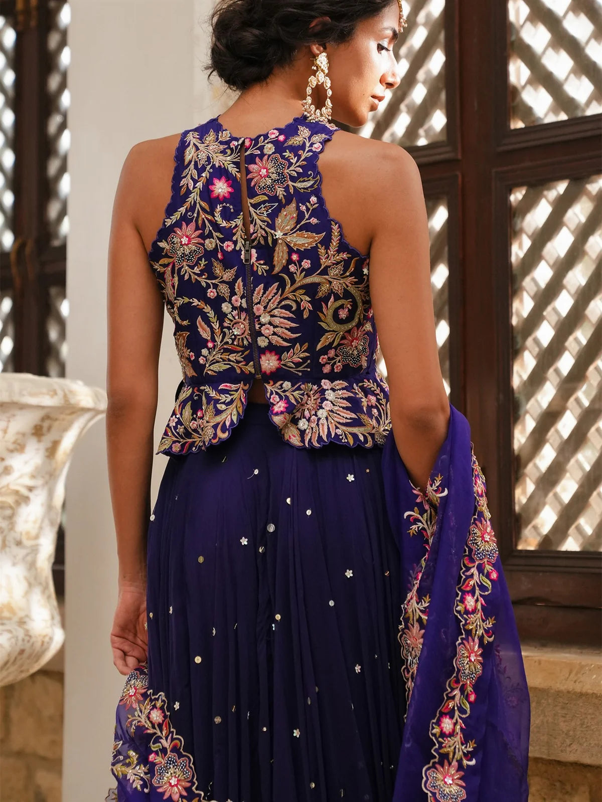 KOTI, LEHENGA & DUPATTA | DEMI COUTURE | MISHA LAKHANI