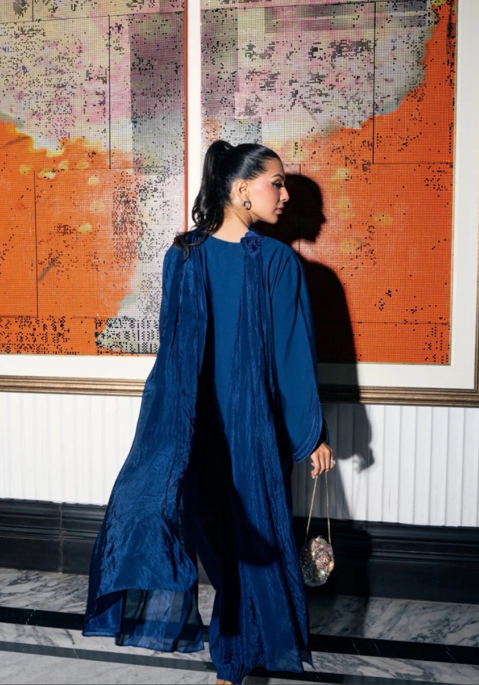ELARA DUPATTA | Monochrome '26 | Solids Official