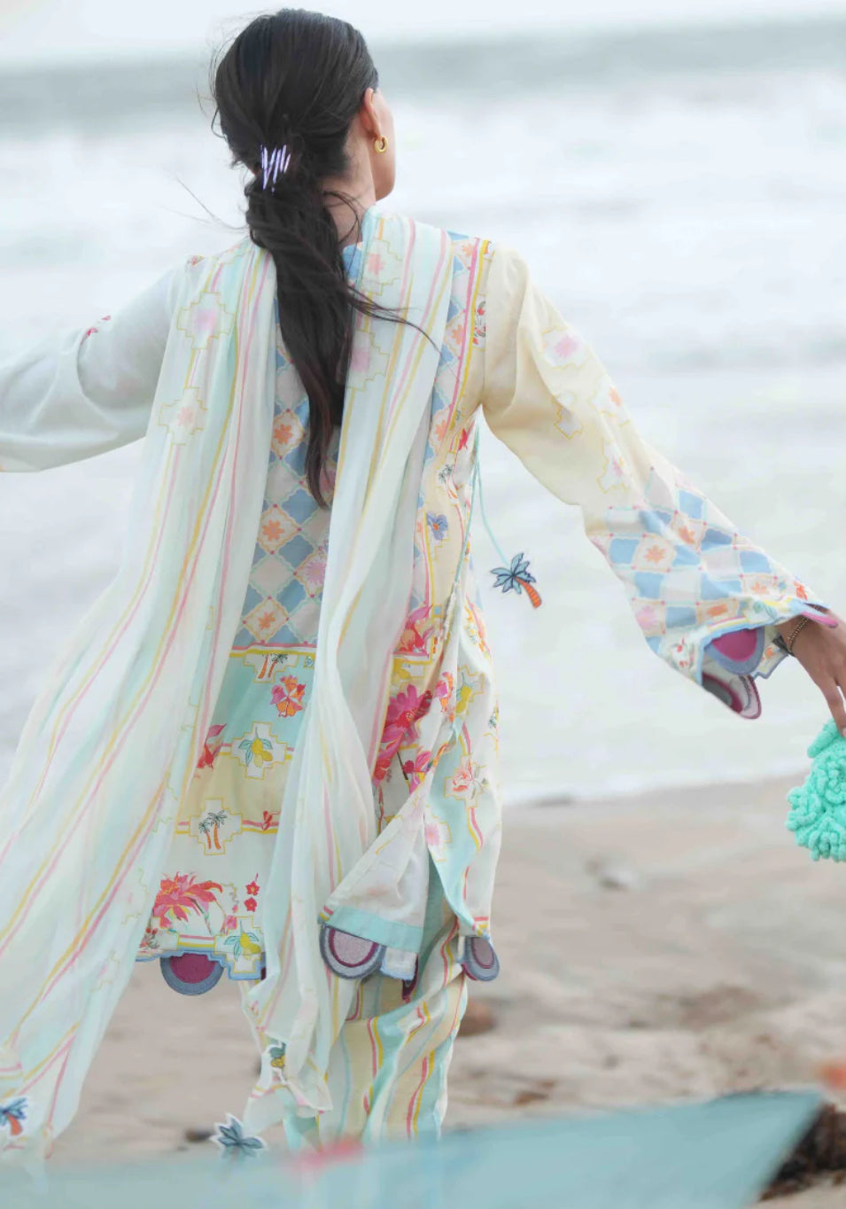 DUNE DUPATTA | Monochrome '26 | Solids Official
