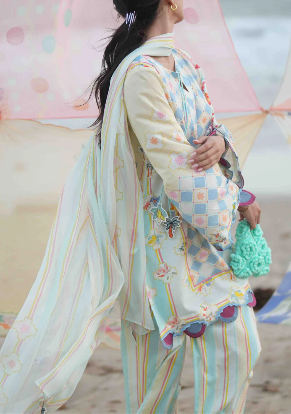 DUNE DUPATTA | Monochrome '26 | Solids Official