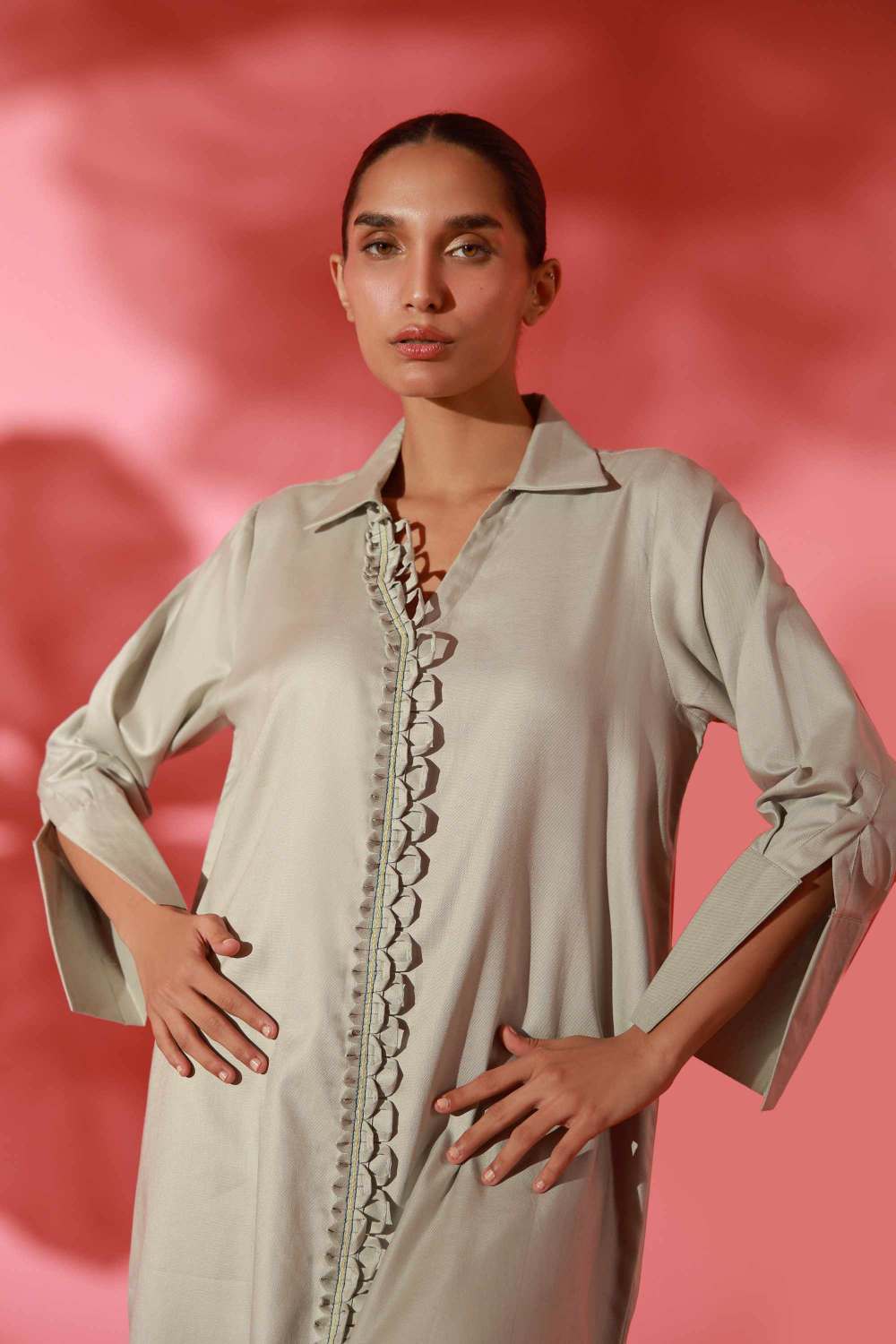 KHAKI CHALK MATCHING SET | Studio Mehr