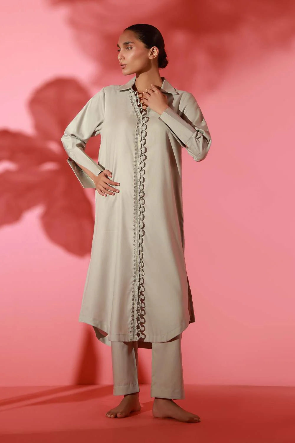 KHAKI CHALK MATCHING SET | Studio Mehr