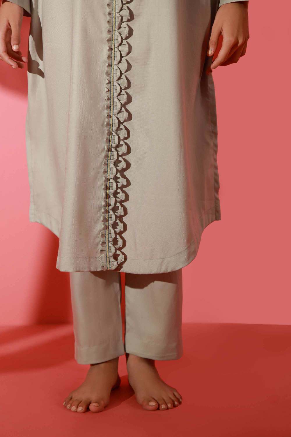 KHAKI CHALK MATCHING SET | Studio Mehr