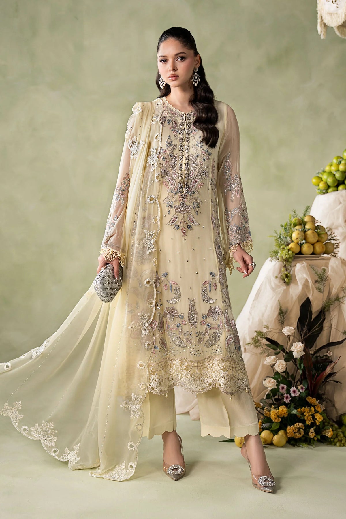 MCS-26-208-Pastle Sunshine | Stitched Chiffon Collection ‘26 | MARIA.B