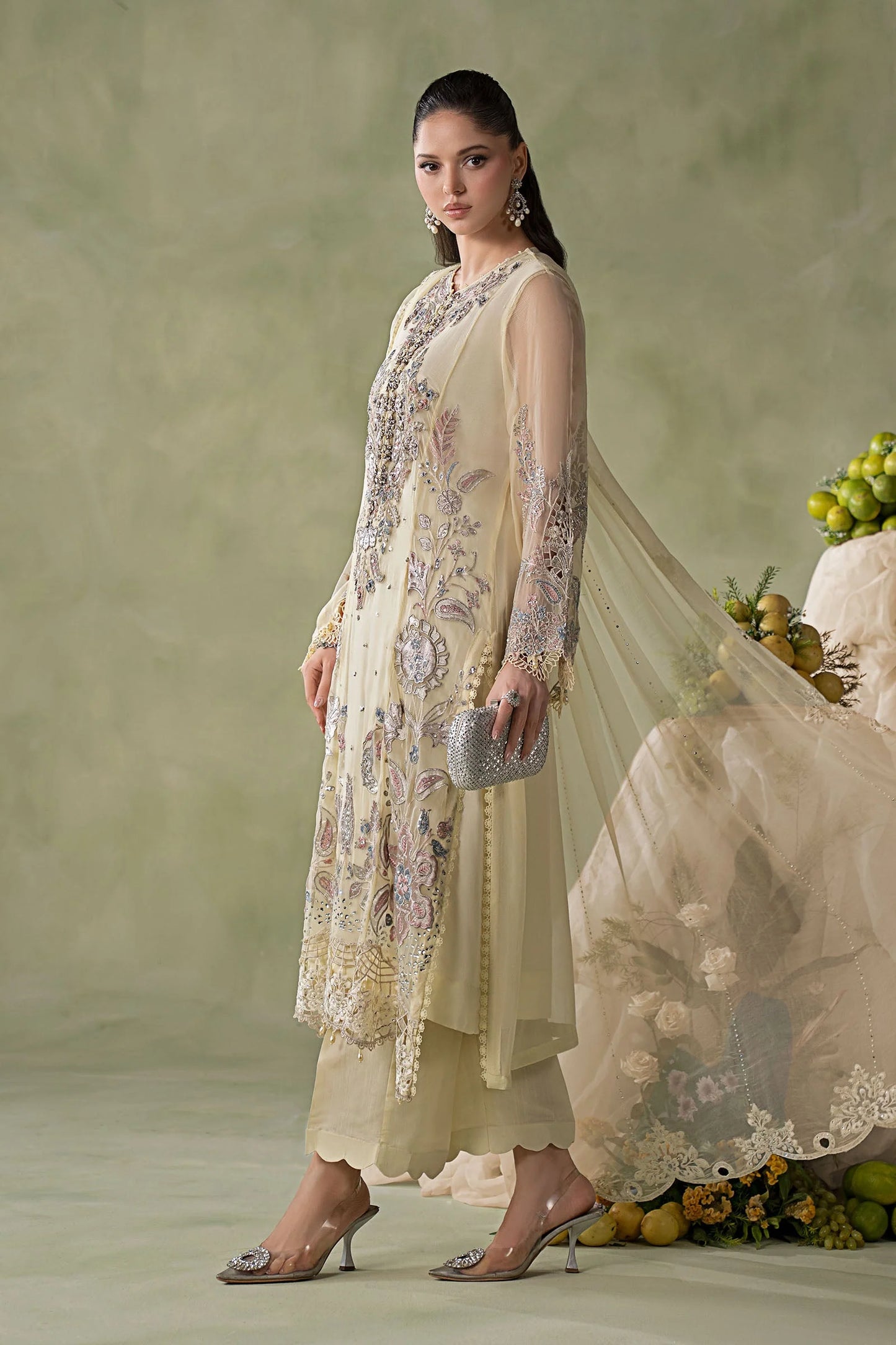 MCS-26-208-Pastle Sunshine | Stitched Chiffon Collection ‘26 | MARIA.B