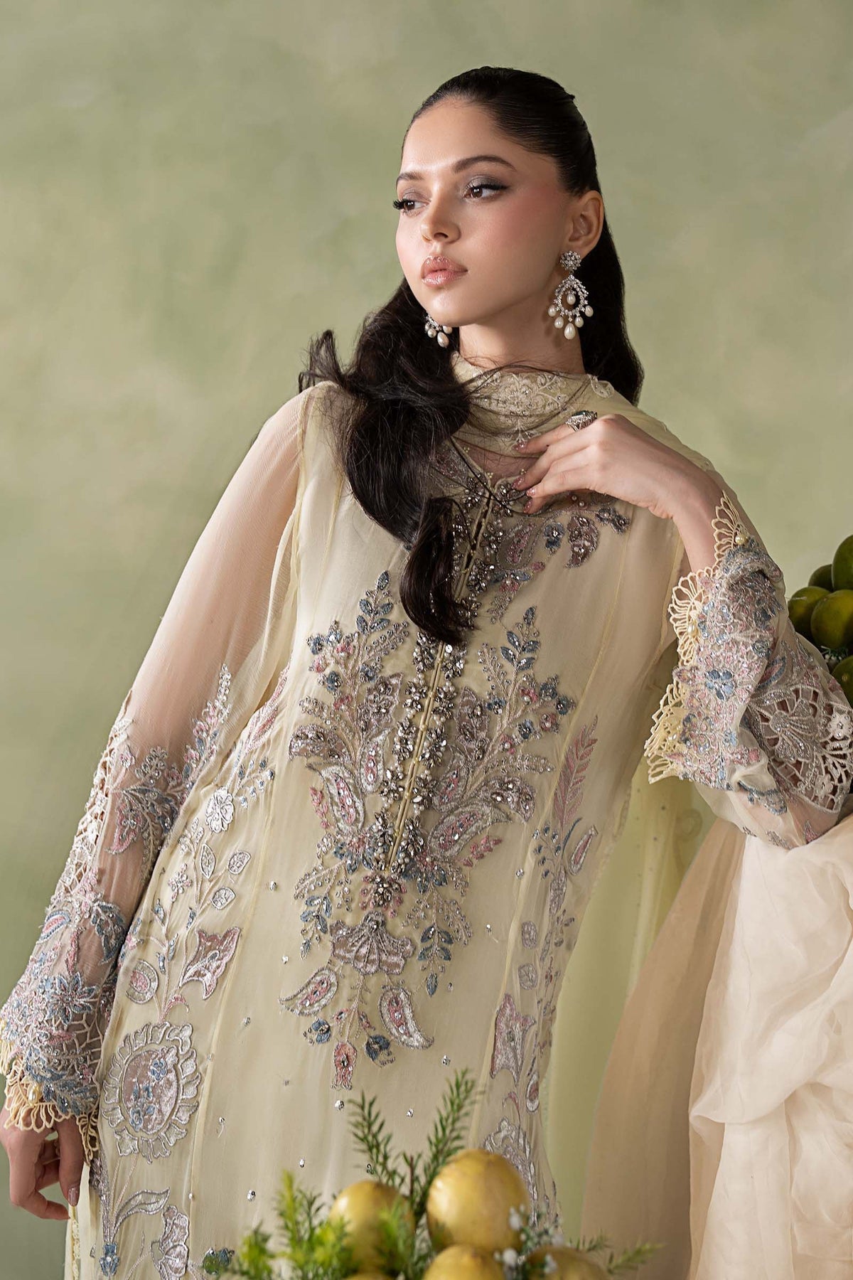 MCS-26-208-Pastle Sunshine | Stitched Chiffon Collection ‘26 | MARIA.B