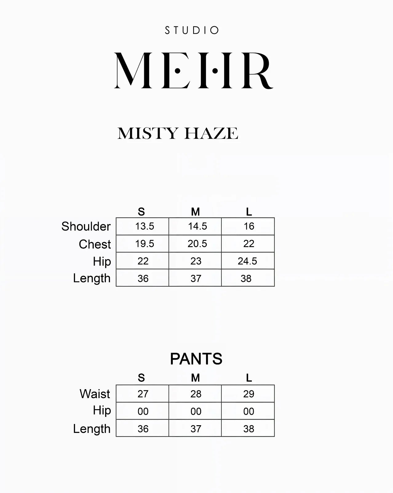 MISTY HAZE | Studio Mehr