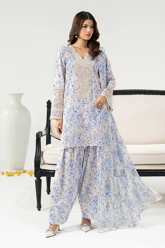 DW-EF25-36R1-Printed Off White | Desi Summer Pie | MARIA.B