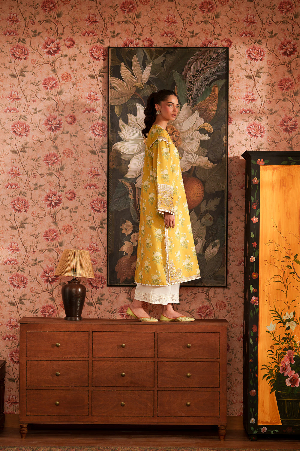 YELLOW | E4494/103/104 | Women Rozana 22 June 26 | Ethnc