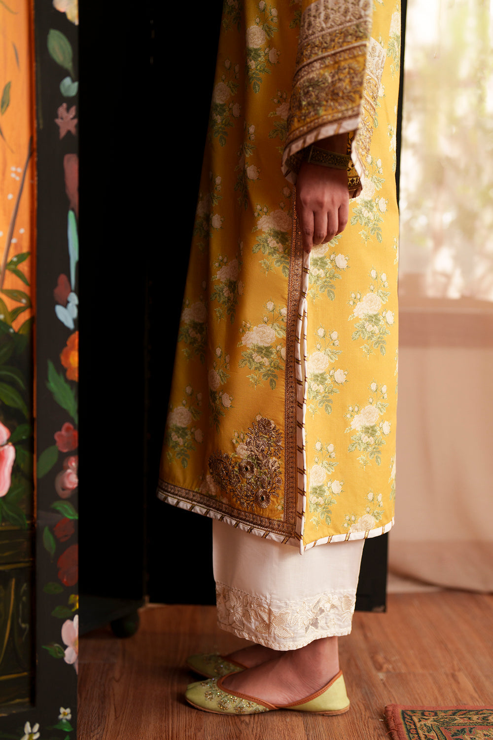 YELLOW | E4494/103/104 | Women Rozana 22 June 26 | Ethnc