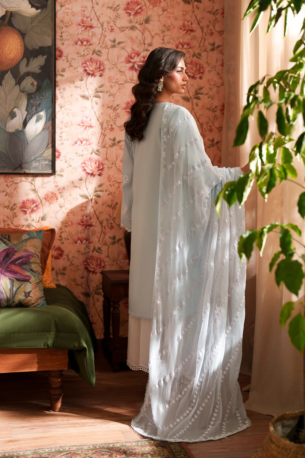 BABY BLUE | E4541/103/633 | Women Rozana 22 June 26 | Ethnc