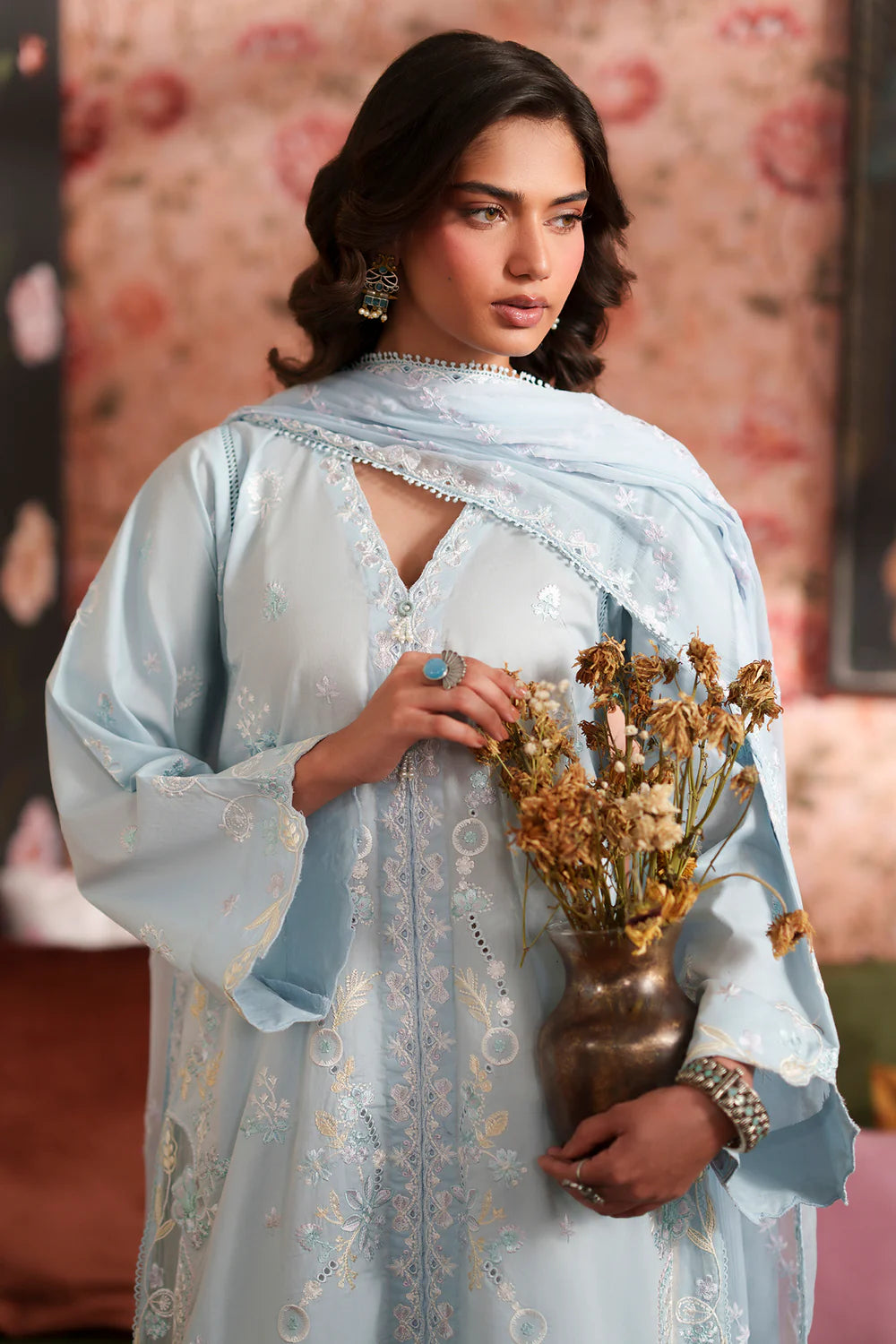 BABY BLUE | E4541/103/633 | Women Rozana 22 June 26 | Ethnc