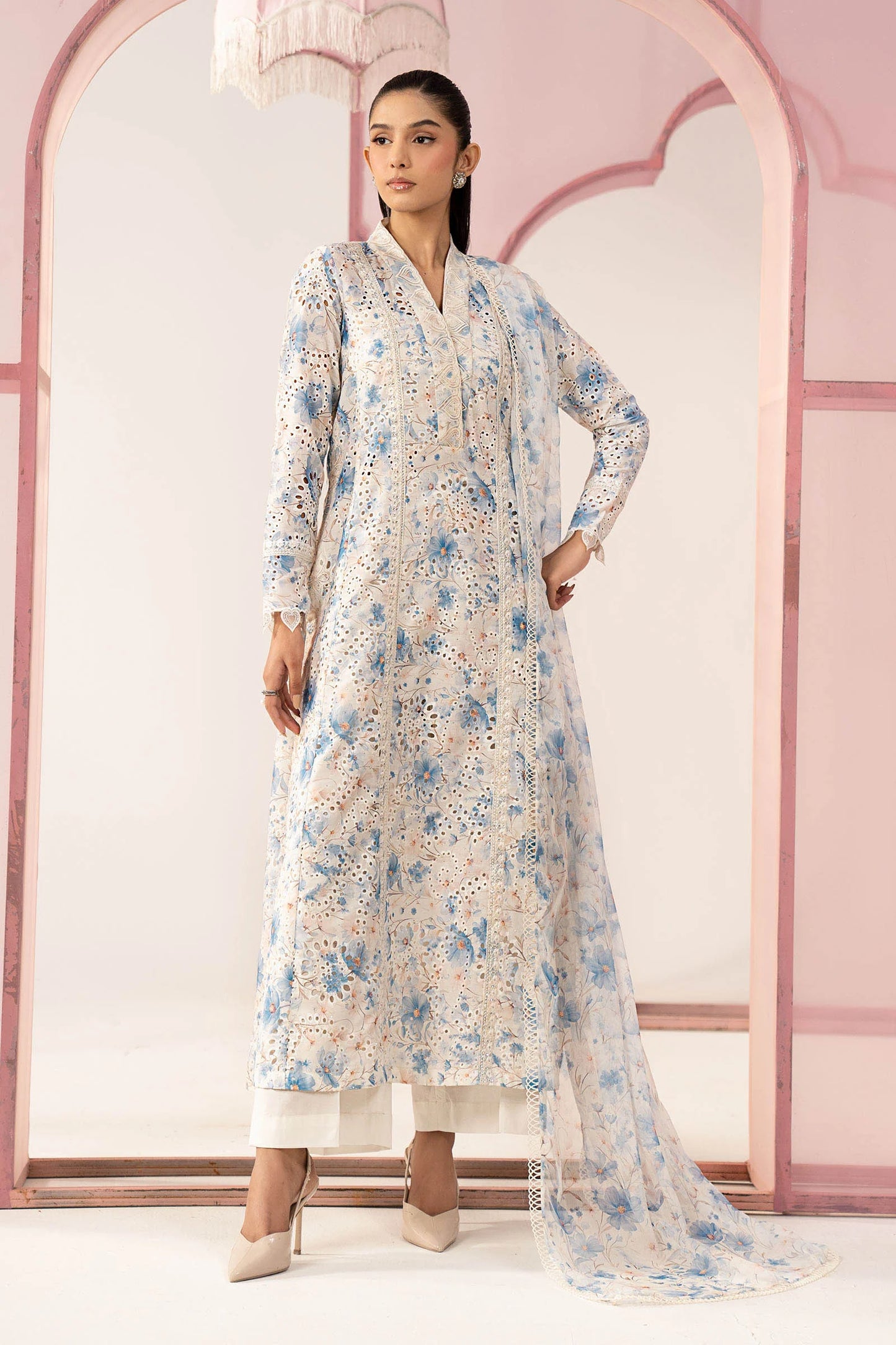 DW-EA26-106-Ferozi | Desi Summer Pie | MARIA.B