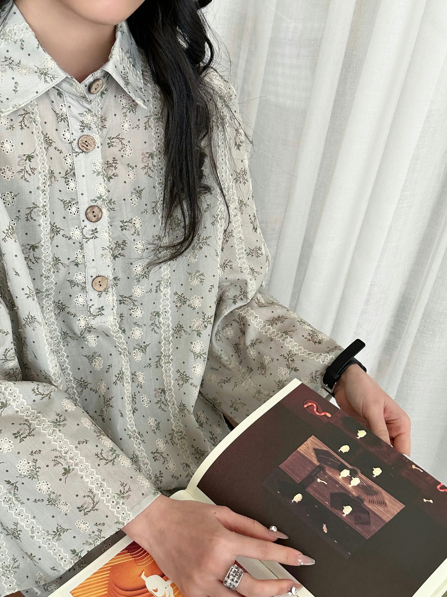 Fatin Cotton Suit with Embroidery Details | New Arrivals | Hassal