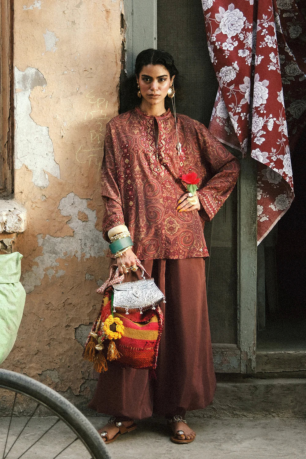 BRICK RED | E0792/119/305 | BOHO NEW LOOKBOOK | Ethnc