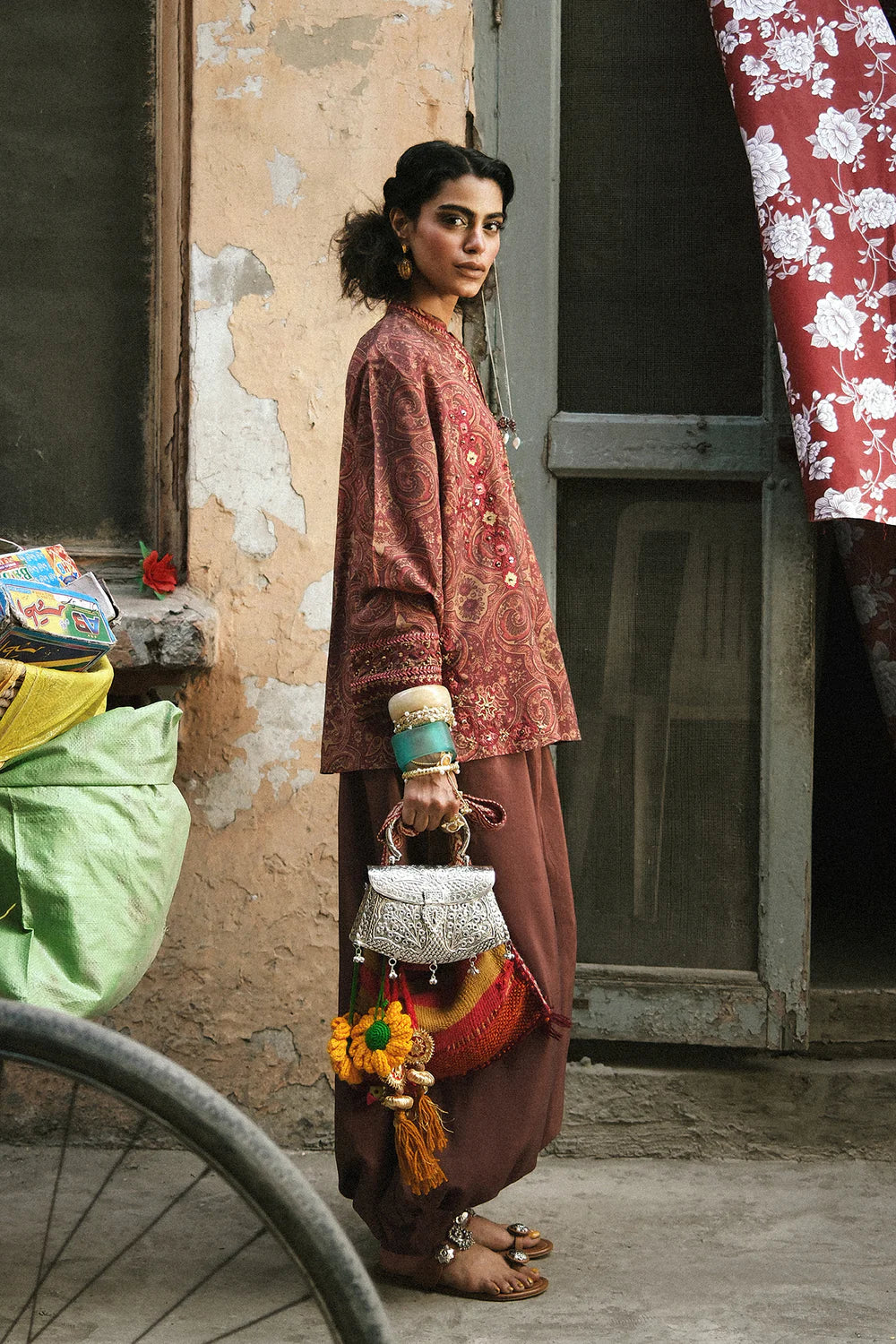 BRICK RED | E0792/119/305 | BOHO NEW LOOKBOOK | Ethnc