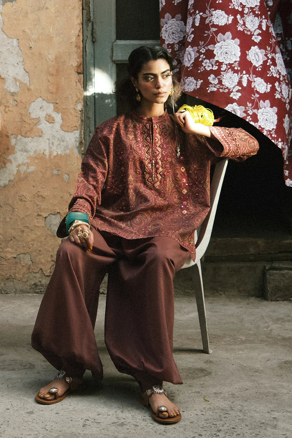 BRICK RED | E0792/119/305 | BOHO NEW LOOKBOOK | Ethnc