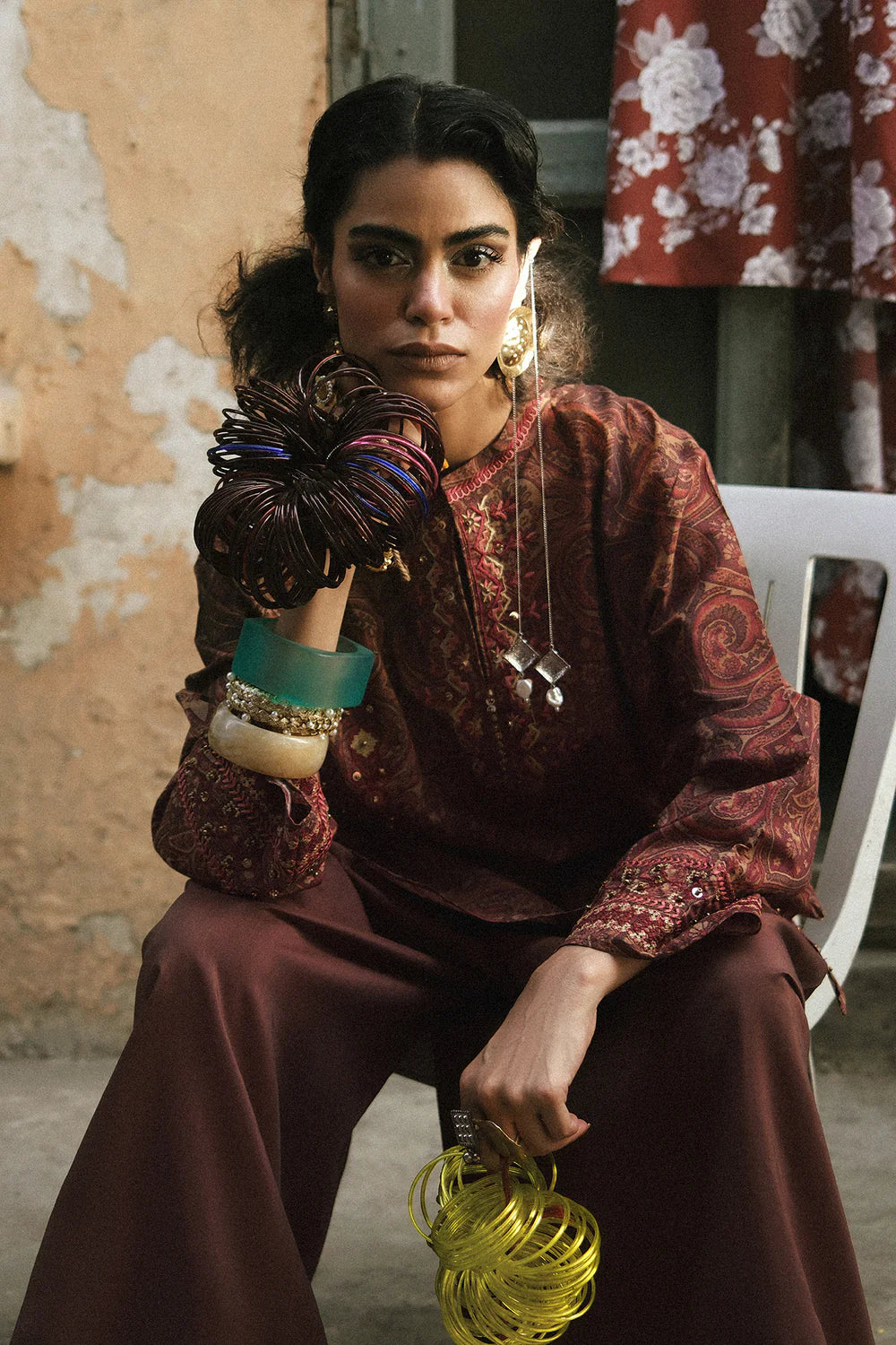 BRICK RED | E0792/119/305 | BOHO NEW LOOKBOOK | Ethnc