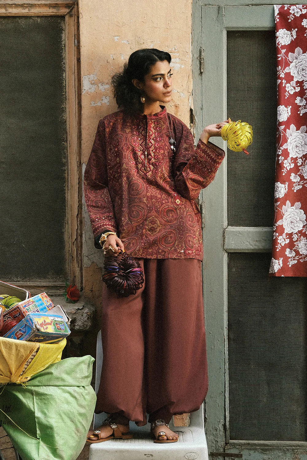 BRICK RED | E0792/119/305 | BOHO NEW LOOKBOOK | Ethnc
