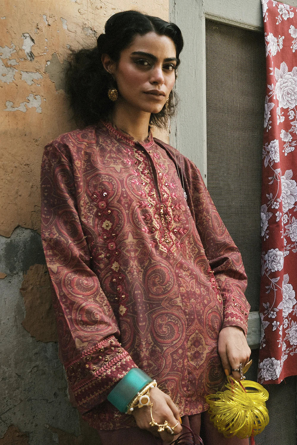BRICK RED | E0792/119/305 | BOHO NEW LOOKBOOK | Ethnc