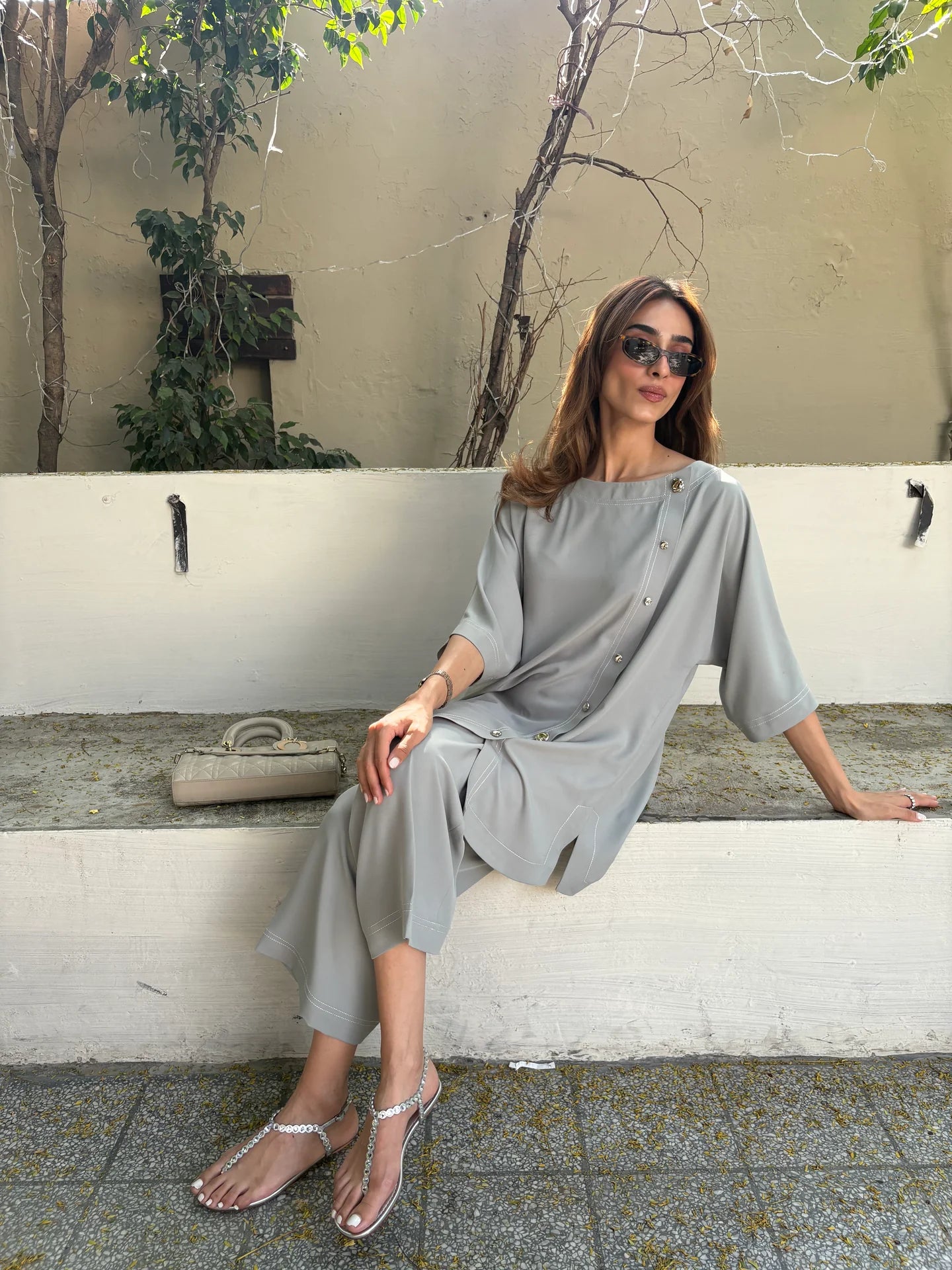 MUTED SEA-GREEN CLAUDIA SET | SAK ATELIER