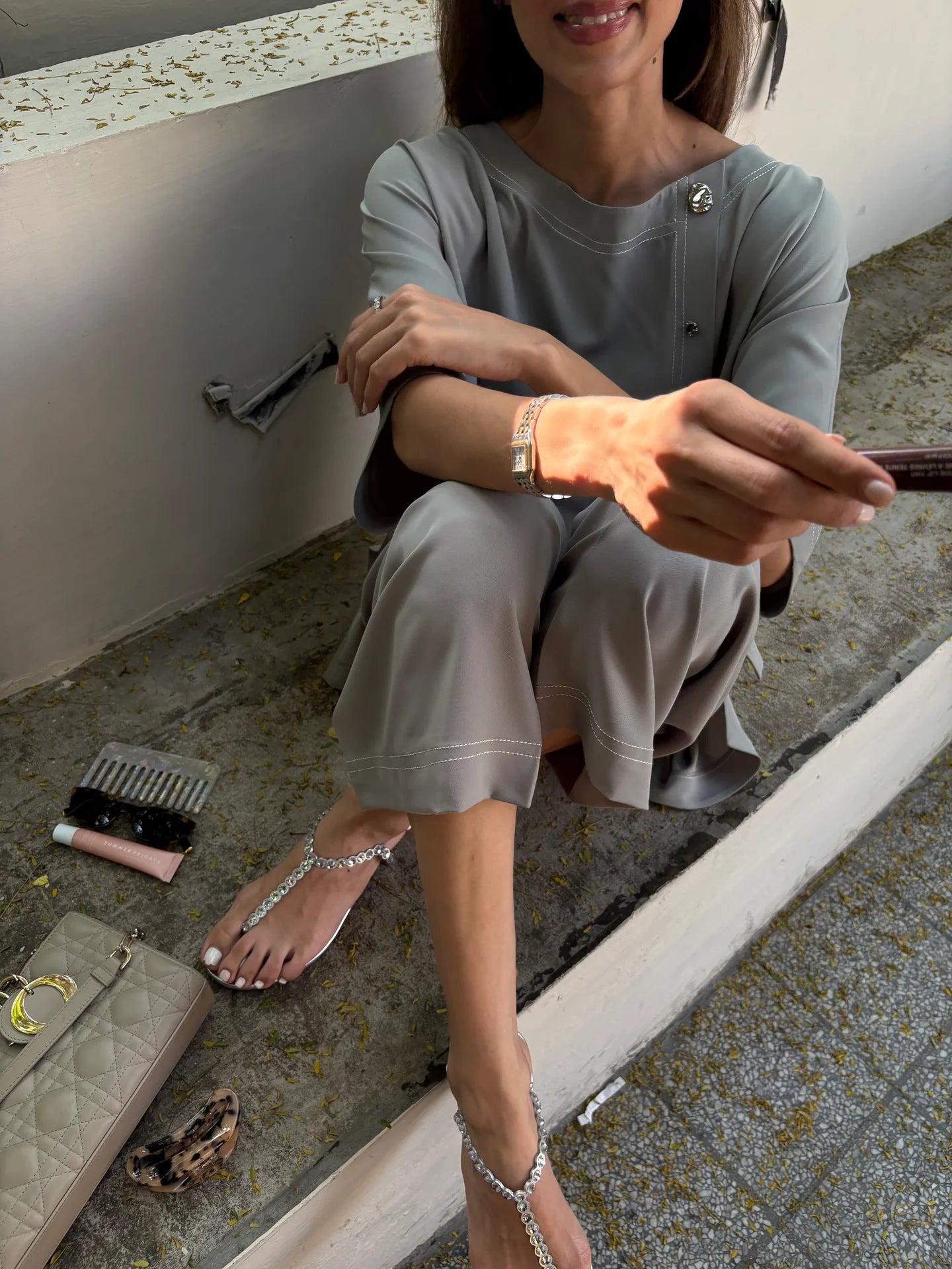 MUTED SEA-GREEN CLAUDIA SET | SAK ATELIER