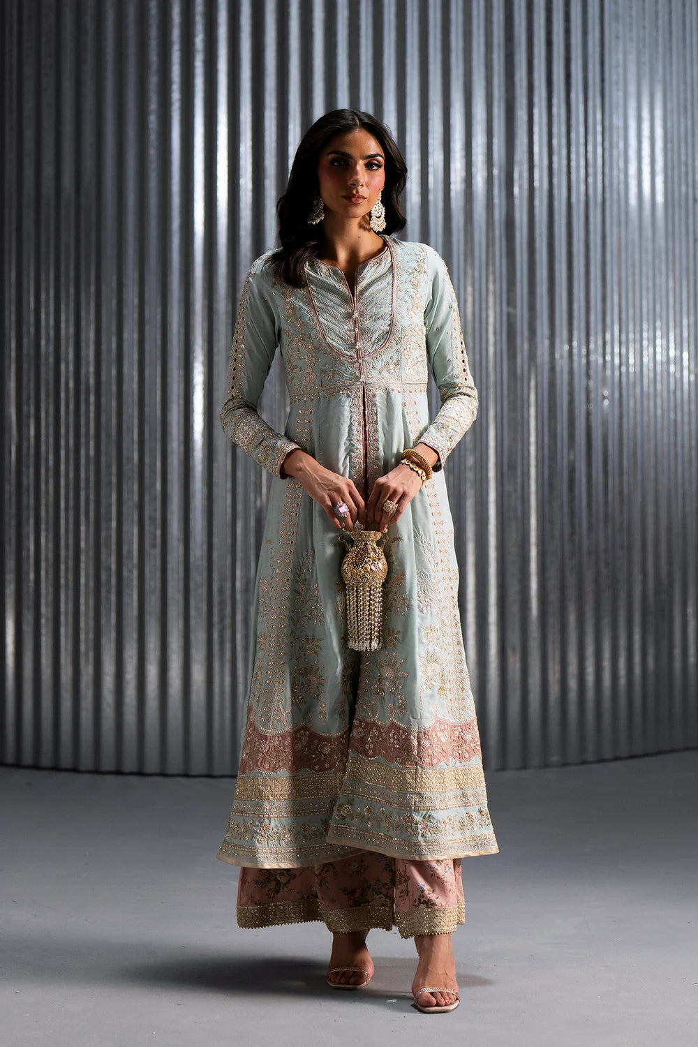 LIGHT AQUA | E1132/104/617 | Women Boutique 29 June ‘26 | Ethnc