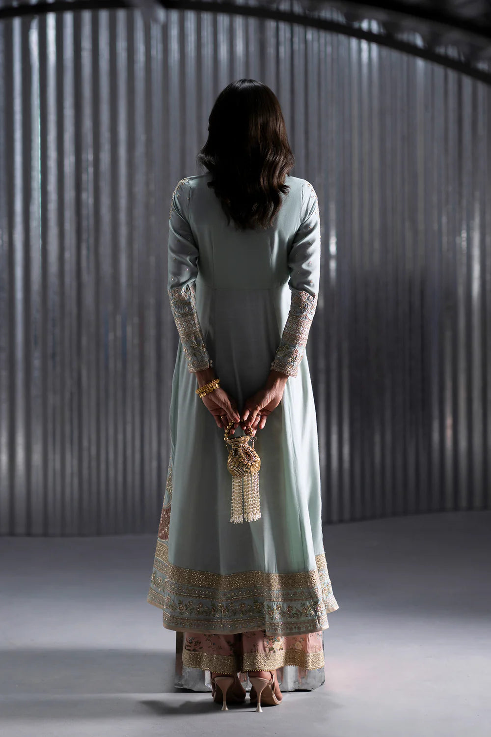LIGHT AQUA | E1132/104/617 | Women Boutique 29 June ‘26 | Ethnc