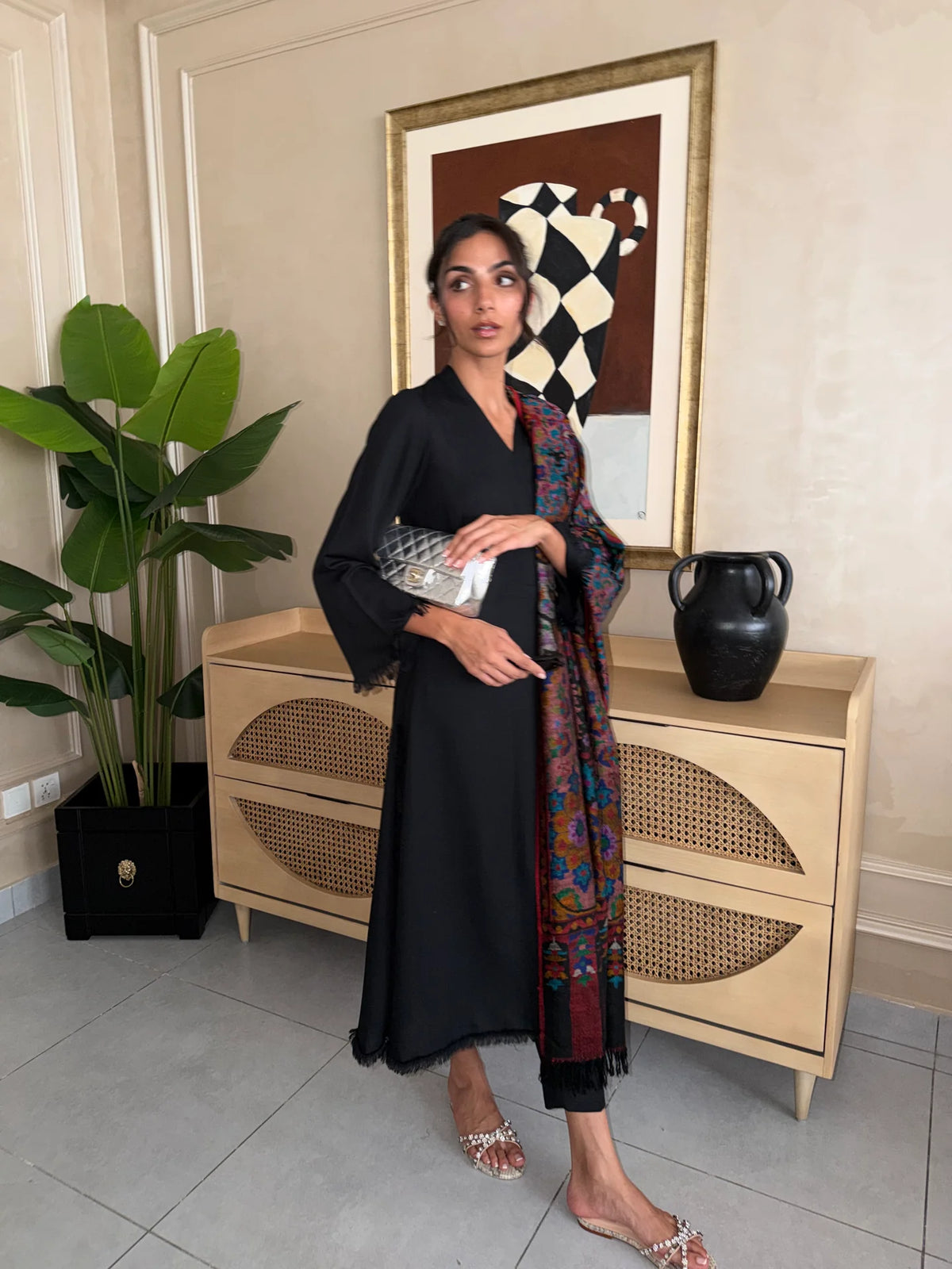 BLACK DHAAGA SET | NEW IN | SAK ATELIER