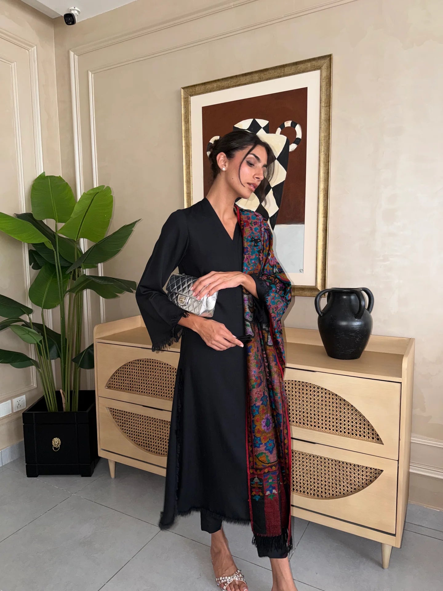 BLACK DHAAGA SET | NEW IN | SAK ATELIER