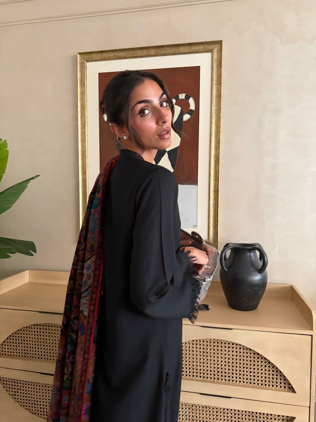 BLACK DHAAGA SET | NEW IN | SAK ATELIER