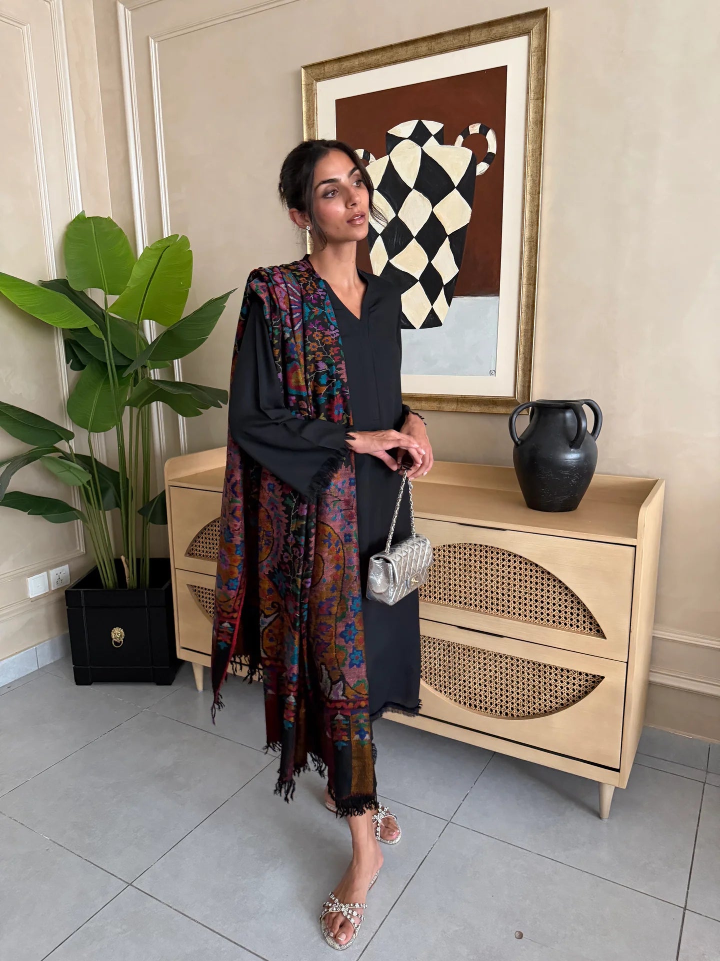 BLACK DHAAGA SET | NEW IN | SAK ATELIER