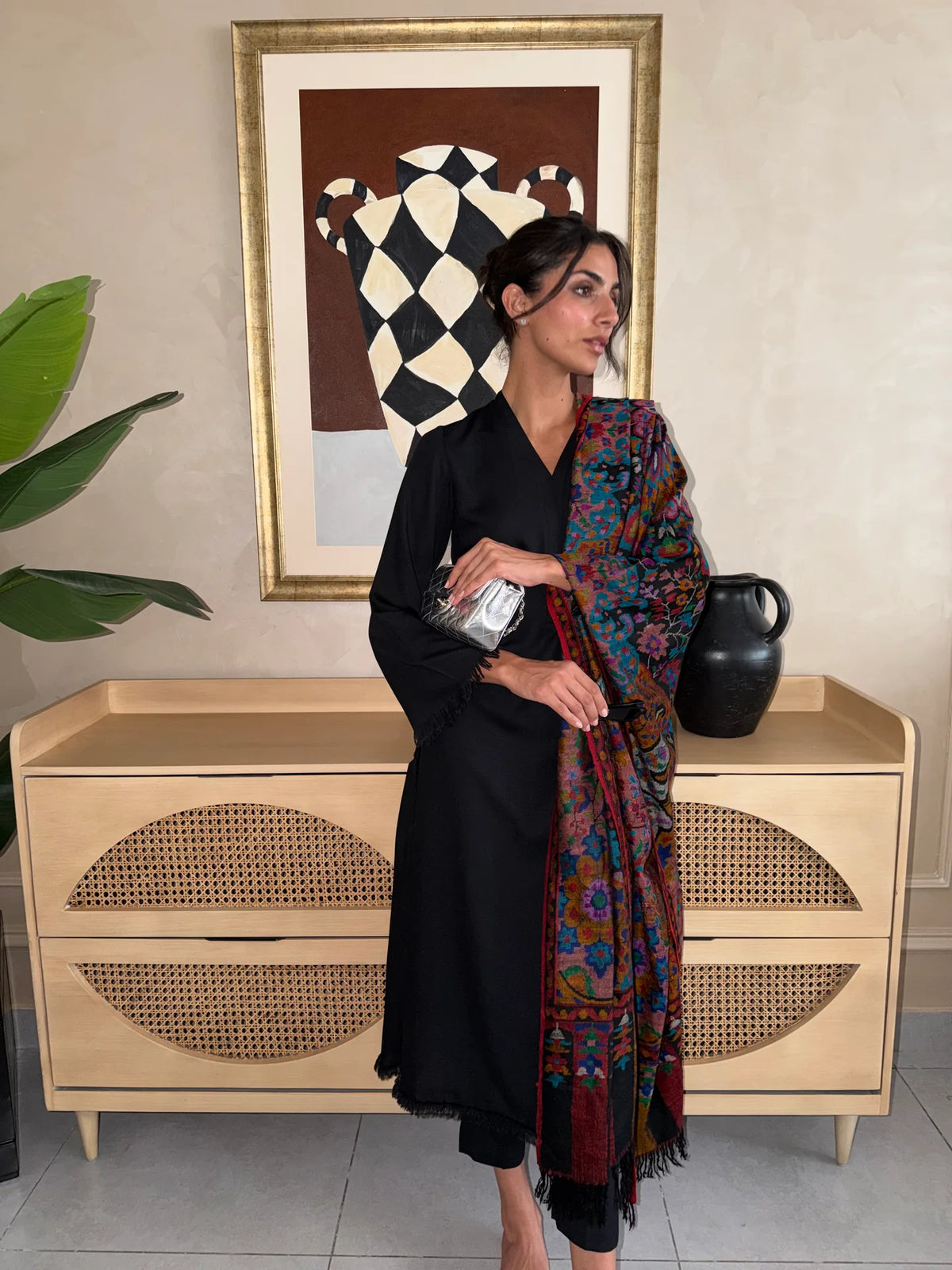 BLACK DHAAGA SET | NEW IN | SAK ATELIER